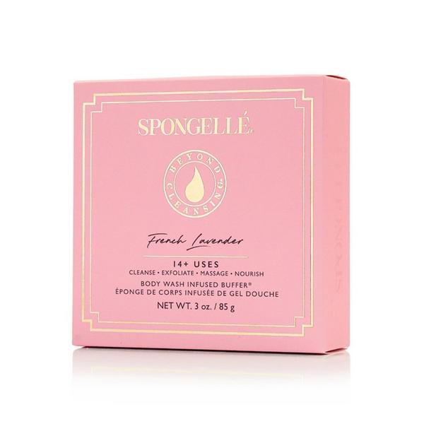 SPONGELLE Daisy Collection Boxed White Flower French Lavender #2