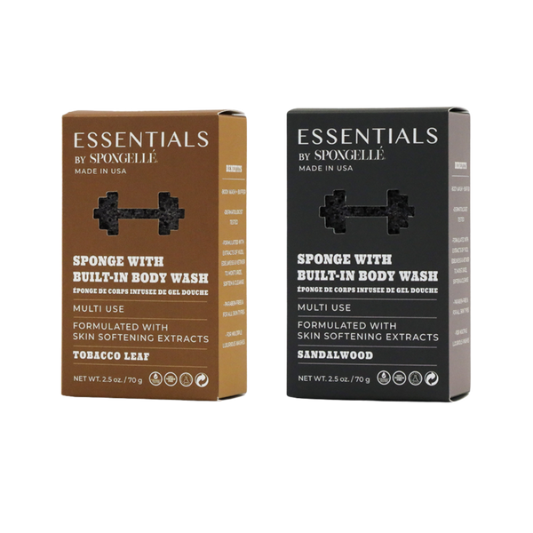 SPONGELLE Essentials by Spongelle Men's Woody Bundle - Tobacco Leaf & Sandalwood #1