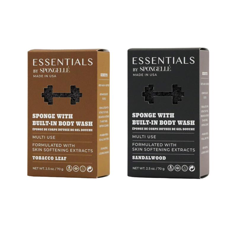 spongelle tobacco vanilla Essentials by Spongelle Men's Woody Bundle