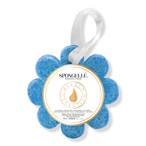 SPONGELLE Freesia Pear Wild Flower Body Buffer | Body Wash Infused Buffer #1