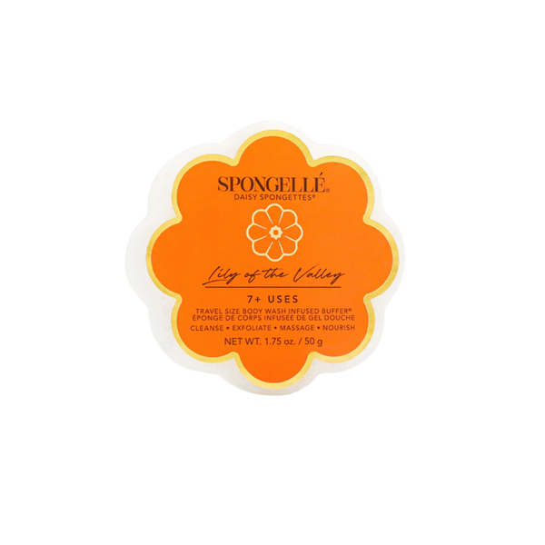 SPONGELLE Daisy Collection Flower Shaped Spongette Lily Of The Valley #1