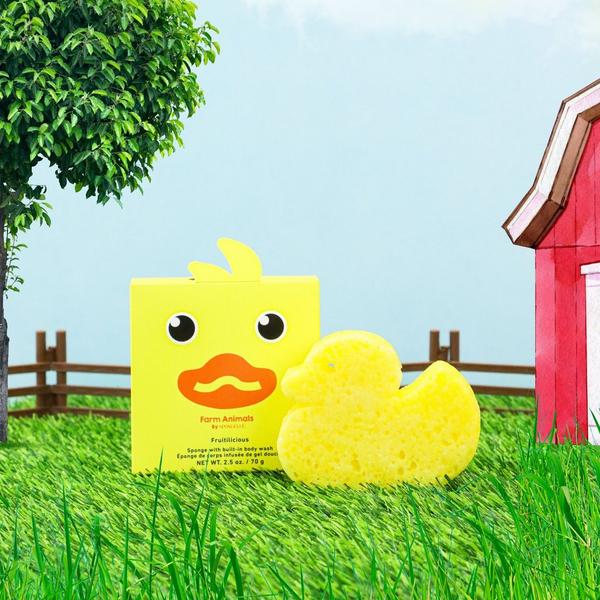 SPONGELLE Spongellé Danny DuckFarm Animals Body Buffer | Kids Body Wash Infused Buffer #5
