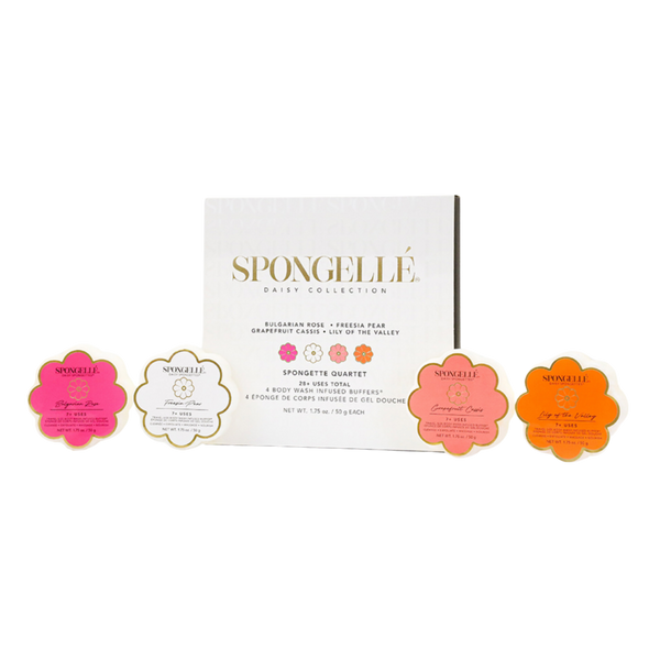 SPONGELLE Daisy Collection Spongette Quartet 1 Gift Set #1