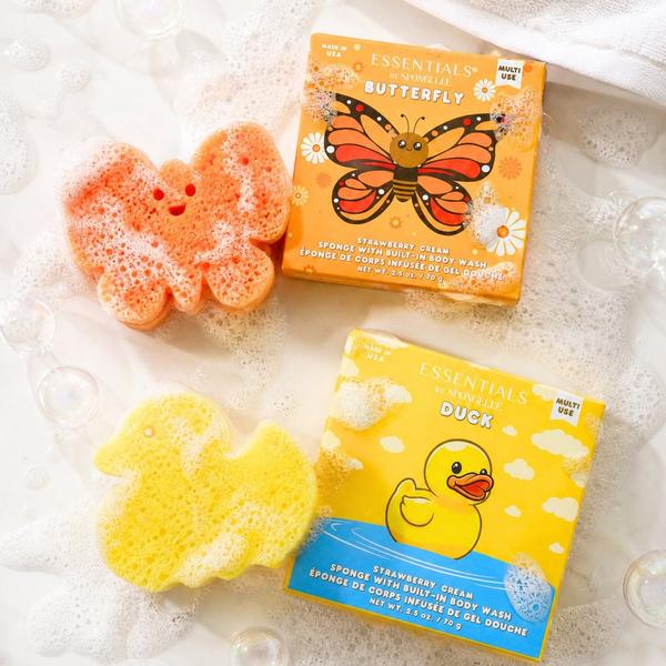 SPONGELLE Essentials by Spongelle Flutter Pals - Duck & Butterfly #4