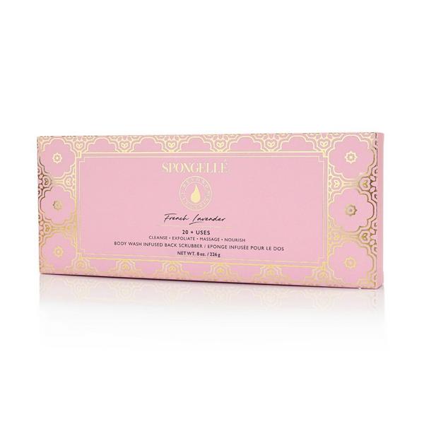 SPONGELLE Daisy Collection Back Scrubber French Lavender #2