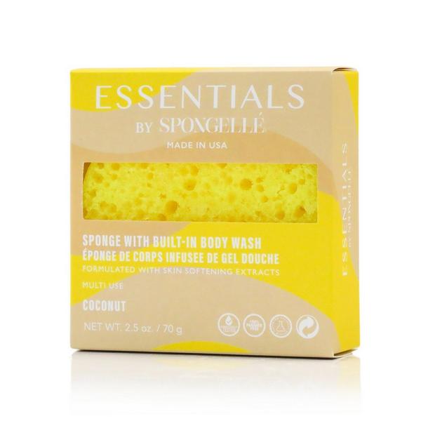 SPONGELLE Essentials by Spongelle Tropical Bundle Coconut & Verbena Shower Gel Infused Bath Sponges #2