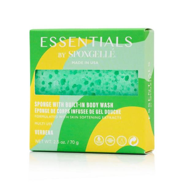 SPONGELLE Essentials by Spongelle Tropical Bundle Coconut & Verbena Shower Gel Infused Bath Sponges #3