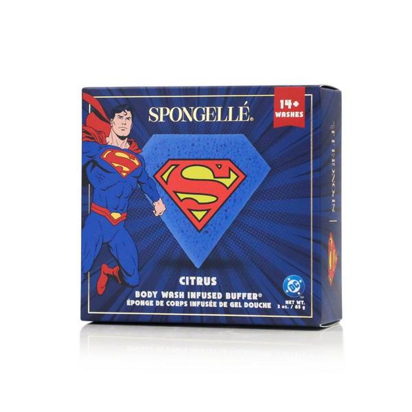 SPONGELLE DC Superman Body Wash Infused Buffer Citrus #2