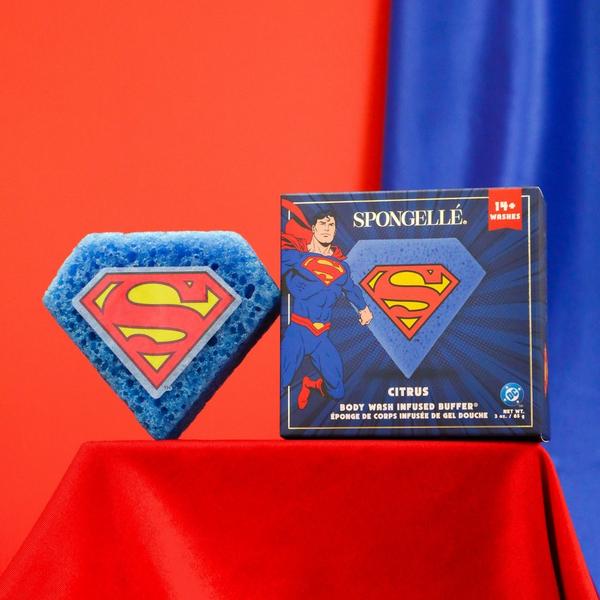 SPONGELLE DC Superman™ Citrus Body Buffer | Body Wash Infused Buffer #5