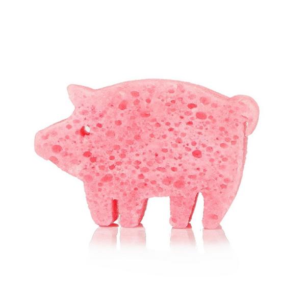 SPONGELLE Farm Animals Peggy Pig Body Wash Infused Bath & Shower Loofah for Kids Baby Essentials #3