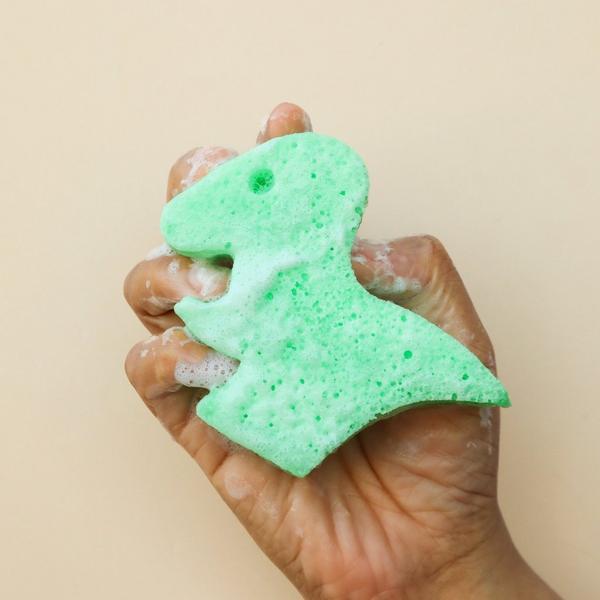 SPONGELLE Spongelle Tommy T-Rex | Spongeasaurus Dinosaur Kids Body Wash Infused Buffer #4