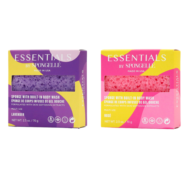 SPONGELLE Essentials by Spongelle Floral Bundle - Lavender & Rose #1