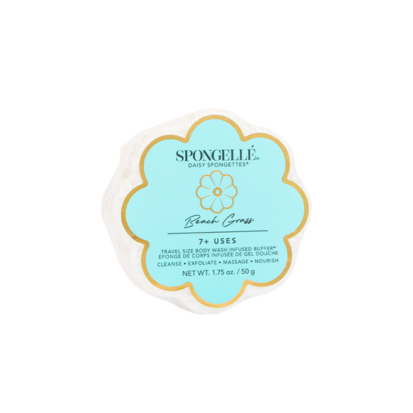 SPONGELLE Daisy Collection Flower Shaped Spongette Beach Grass #1