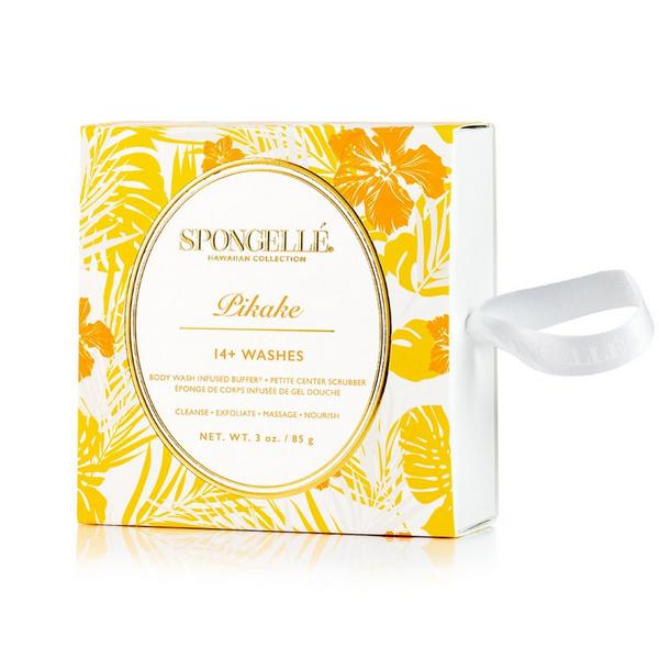 SPONGELLE Hawaiian Pikake Bath Sponge Built-In Body Wash Shower Loofah Sponge Buffer for Women #2