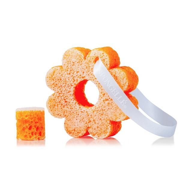 SPONGELLE Hawaiian Pikake Bath Sponge Built-In Body Wash Shower Loofah Sponge Buffer for Women #4