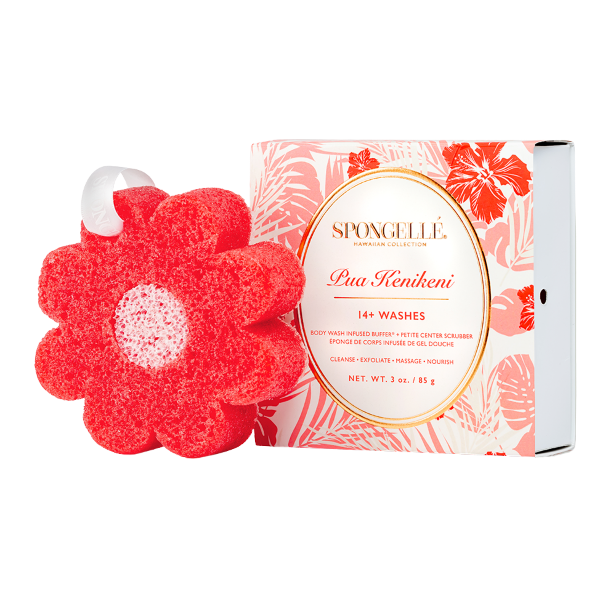 SPONGELLE Hawaiian Collection Body Wash Infused Buffer - Pua Kenikeni #1
