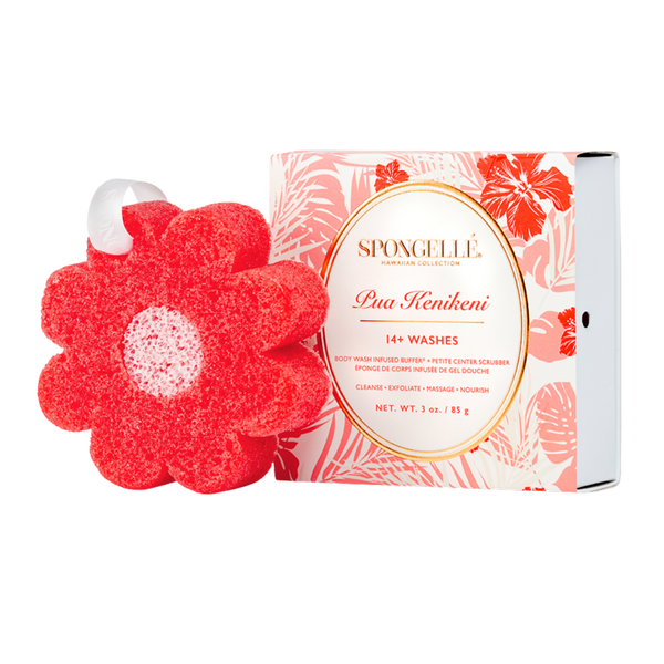 SPONGELLE Hawaiian Collection Body Wash Infused Buffer - Pua Kenikeni #1