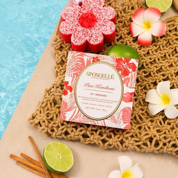 SPONGELLE Hawaiian Collection Body Wash Infused Buffer - Pua Kenikeni #5