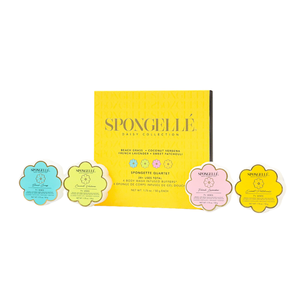 SPONGELLE Daisy Collection Spongette Quartet 2 Gift Set #1