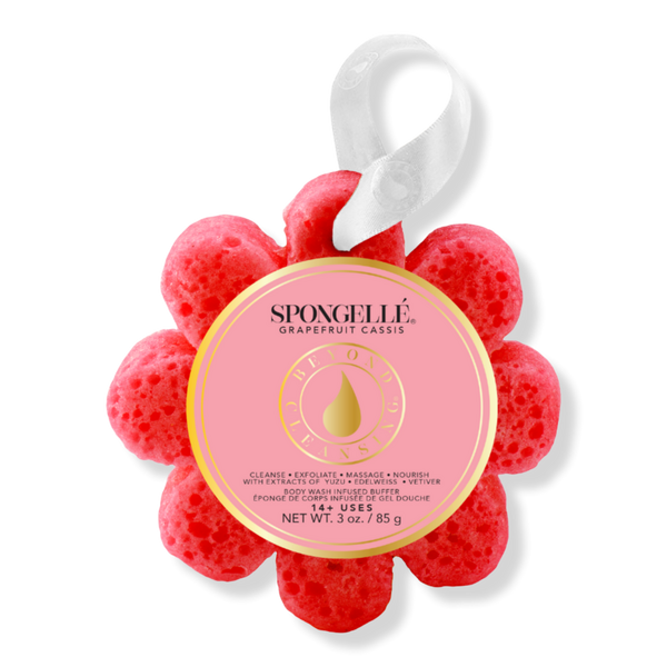 SPONGELLE Grapefruit Cassis Wild Flower Body Buffer | Body Wash Infused Buffer #1