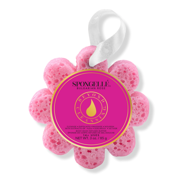 SPONGELLE Bulgarian Rose Wild Flower Body Buffer | Body Wash Infused Buffer #1