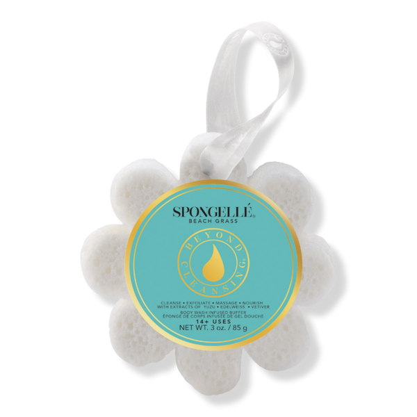 SPONGELLE Spongellé Beach Grass Wild Flower Body Buffer | Body Wash Infused Buffer #1