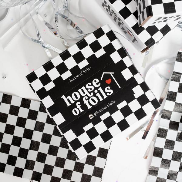 House of Foils House of Classic Checkers (B&W) #3