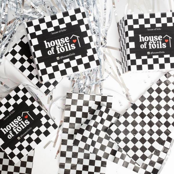 House of Foils House of Classic Checkers (B&W) #5