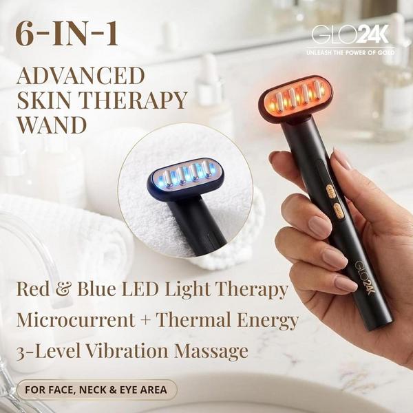 Glo24k 6-in-1 Beauty Therapy Wand #3