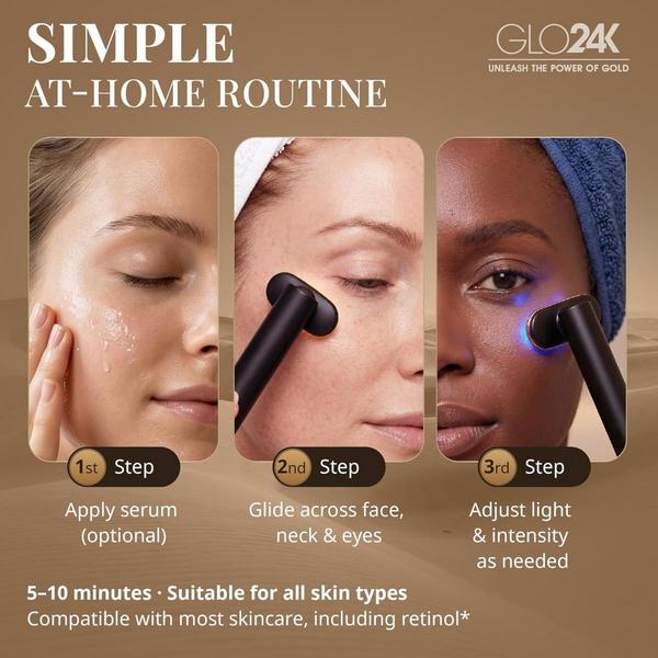 Glo24k 6-in-1 Beauty Therapy Wand #7