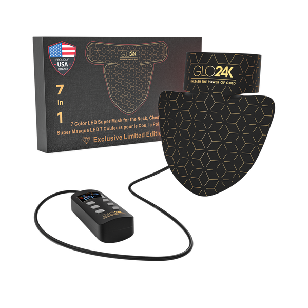 Glo24k 7 Color LED Super Mask for the Neck, Chest & Décolleté #1