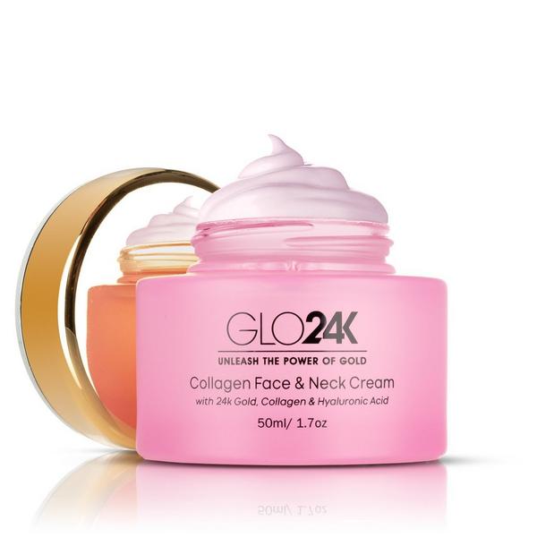 Glo24k Neck & Face LED Beauty Massager + Collagen Neck Cream #5