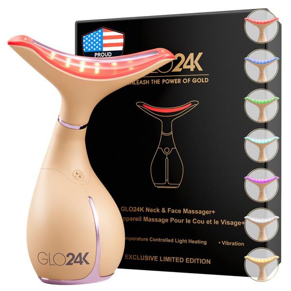 Glo24k Limited Edition 7 Color LED Neck and Face Beauty Device #5