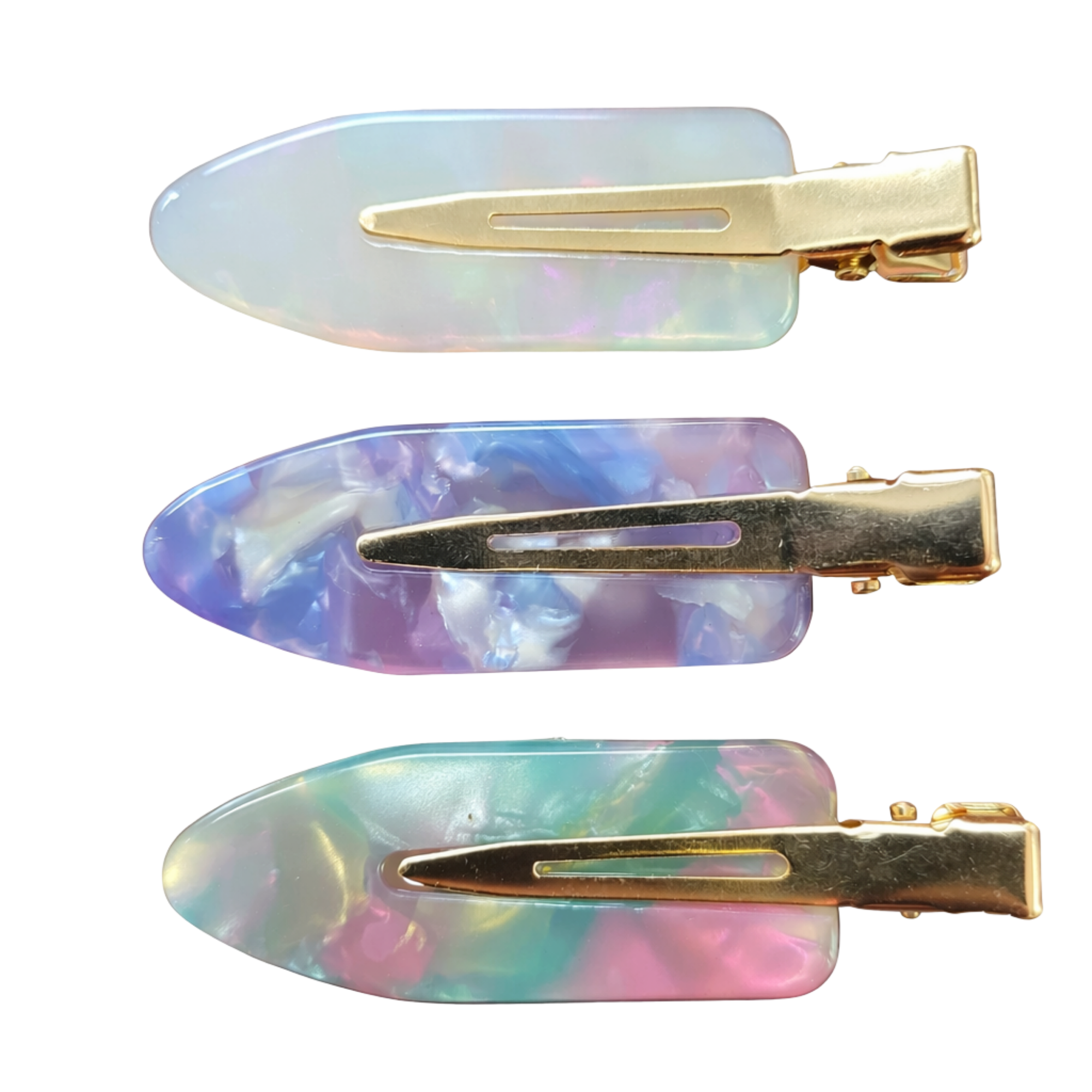 Pink Pewter Creaseless Hair Styling and Sectioning Clips #1