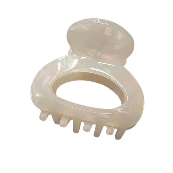 Pink Pewter Marbled Mini Claw Hair Clip - (3pc) #2