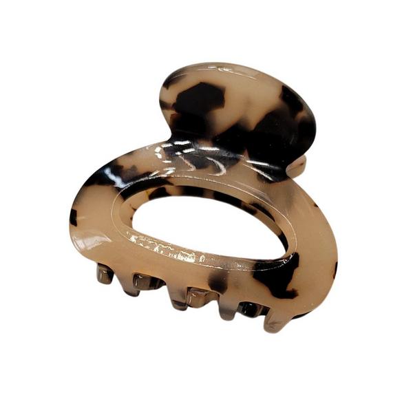 Pink Pewter Marbled Mini Claw Hair Clip - (3pc) #3