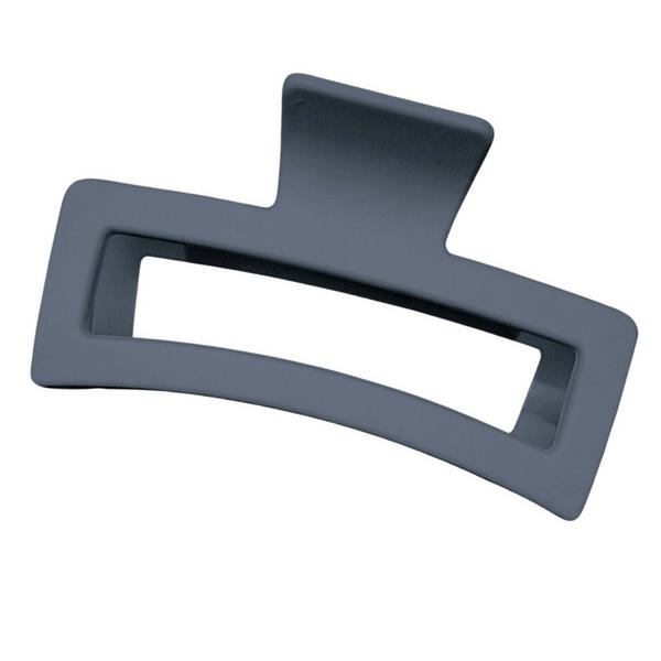 Pink Pewter Rectangle Oversized Claw Hair Clip - 3 Pack #2