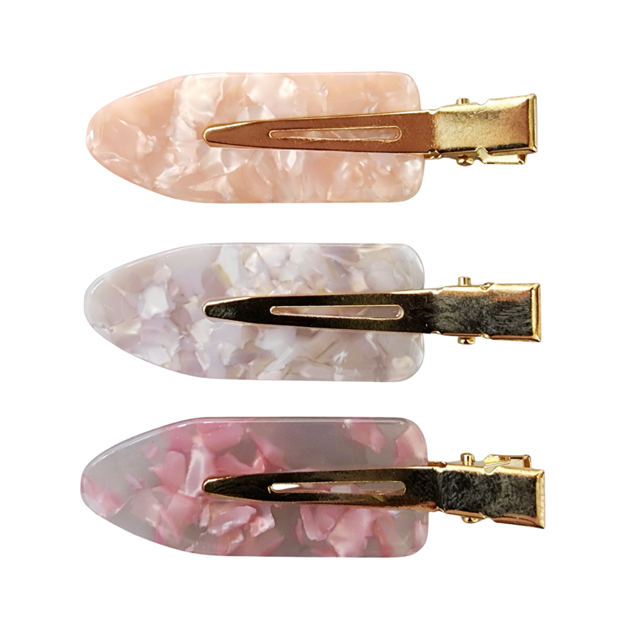 Pink Pewter Creaseless Hair Styling and Sectioning Clips #1