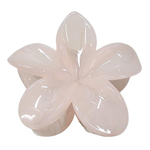 Pink Pewter Floral Grace Claw Hair Clips #4