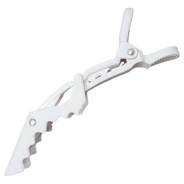 Pink Pewter Professional Crocodile Grip No-Slip Sectioning Clips #4