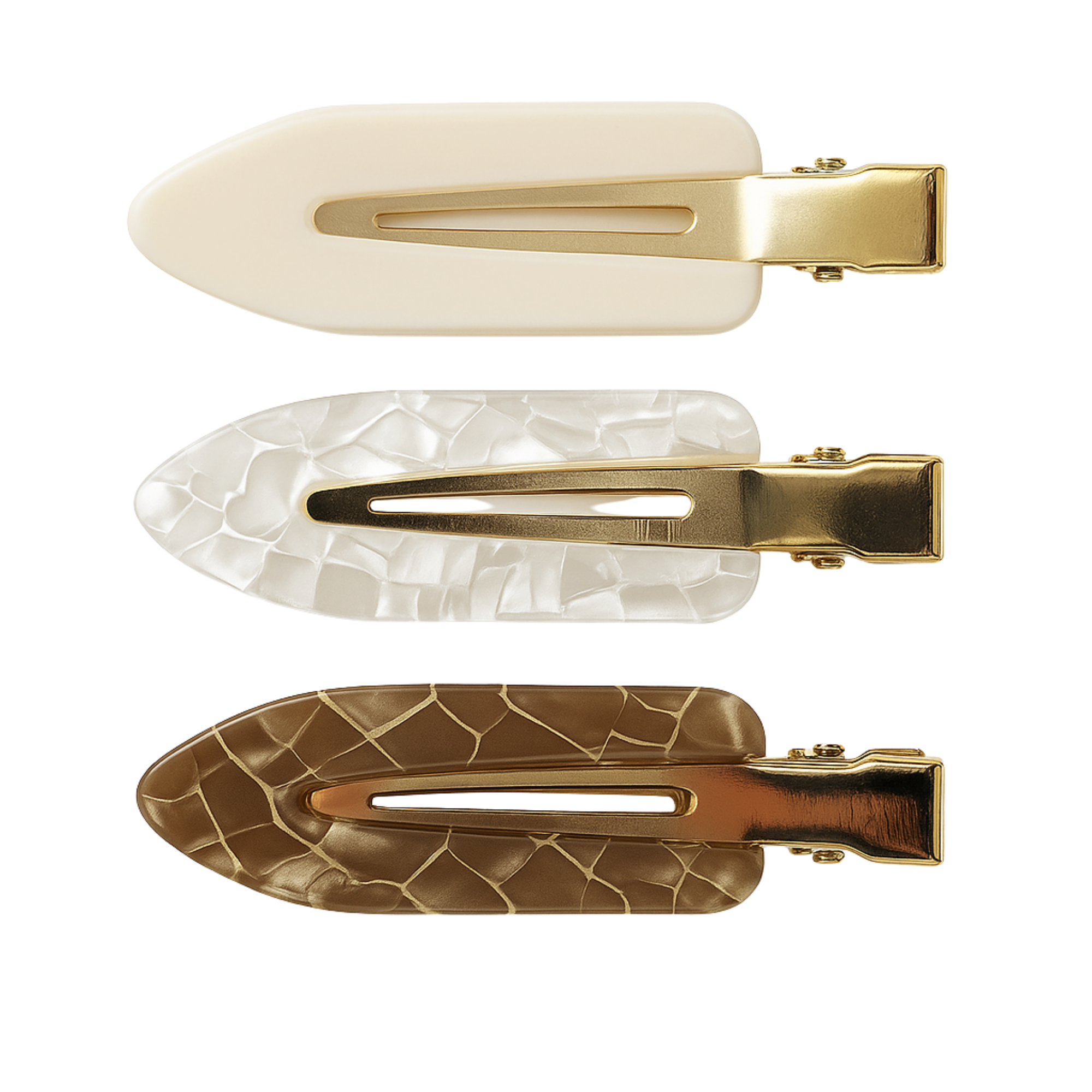 Pink Pewter Creaseless Hair Styling and Sectioning Clips #1