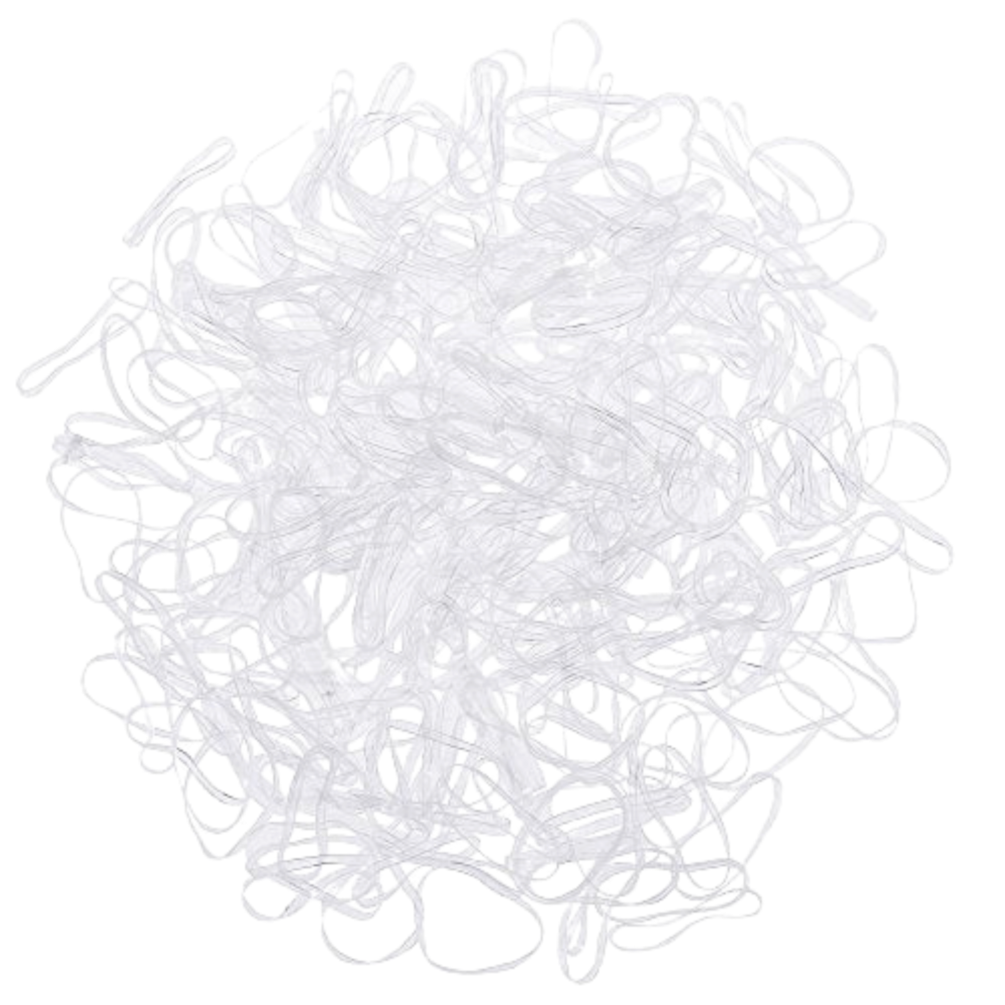 Pink Pewter No Snag Hair Ties / Elastics #1