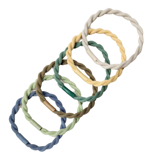 Pink Pewter Pony Elastics in Cylinder #1