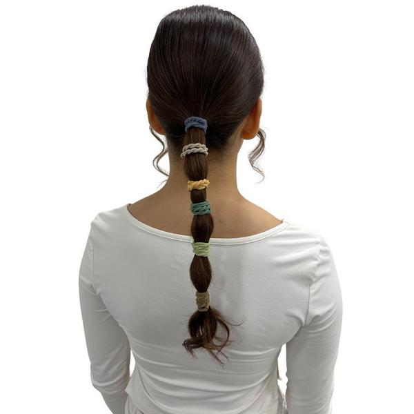 Pink Pewter Pony Elastics in Cylinder #3