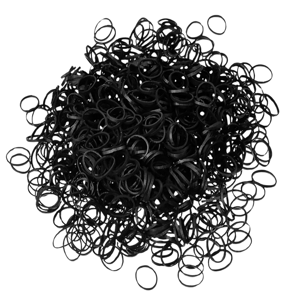 Pink Pewter No Snag Hair Ties / Elastics #1