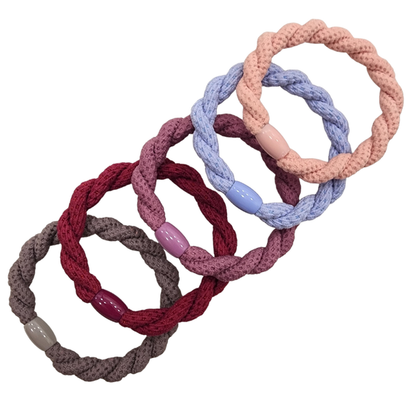 Pink Pewter Pony Elastics in Cylinder #1