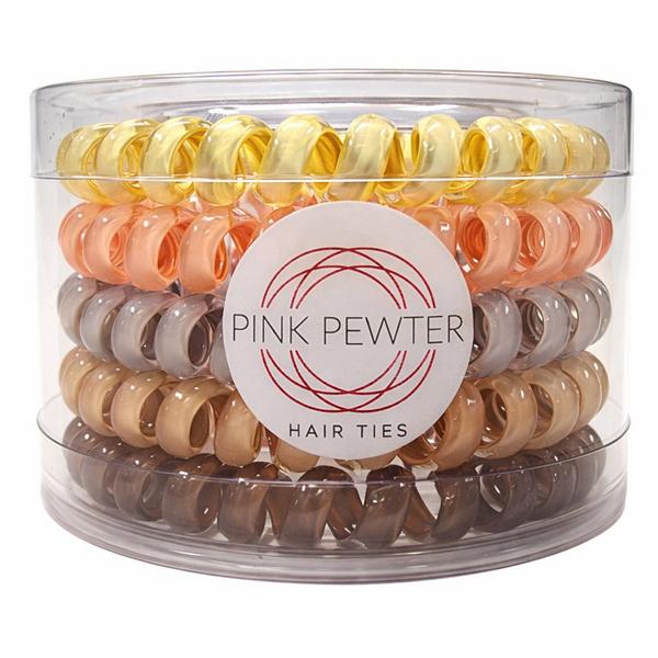 Pink Pewter Everyday Neutral Hair Twists in Cylinder #2