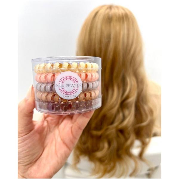 Pink Pewter Everyday Neutral Hair Twists in Cylinder #3