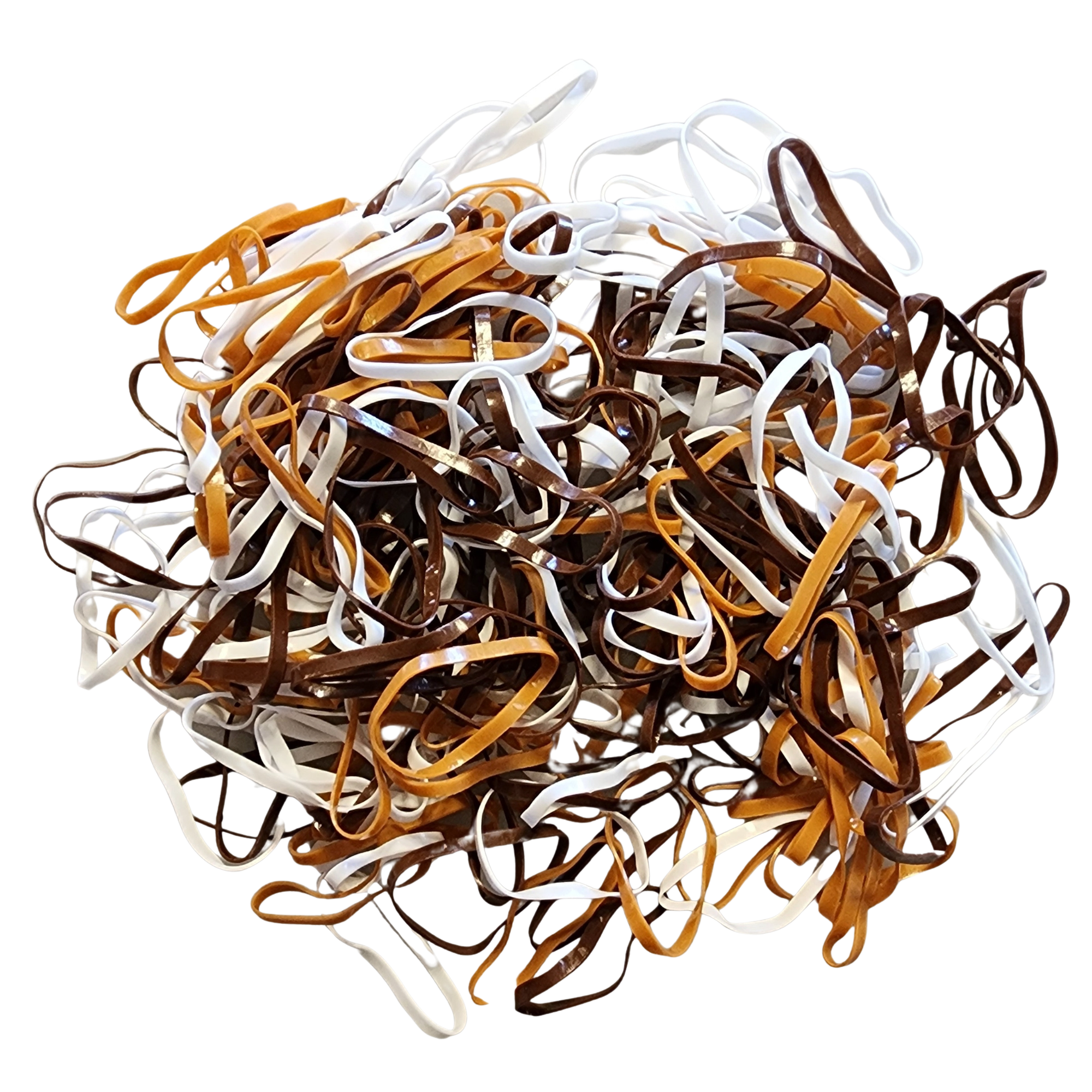 Pink Pewter No Snag Hair Ties / Elastics #1