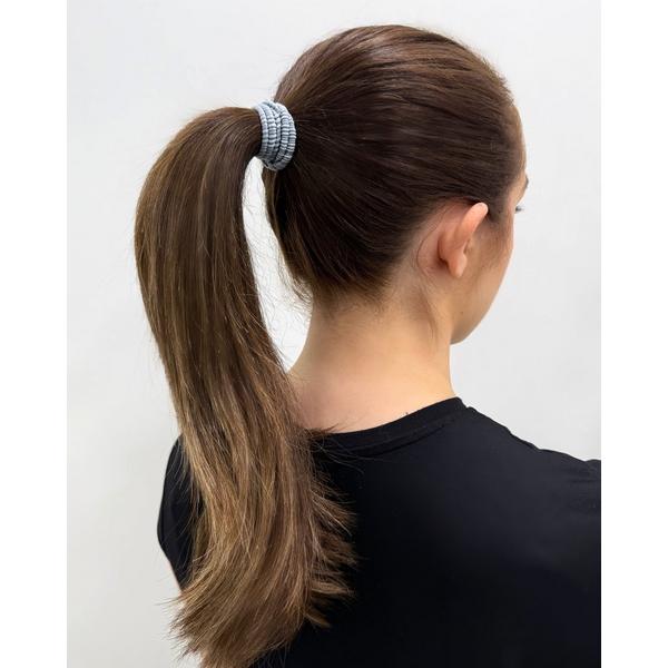 Pink Pewter Soft Essentials Pony Elastics in Cylinder #2